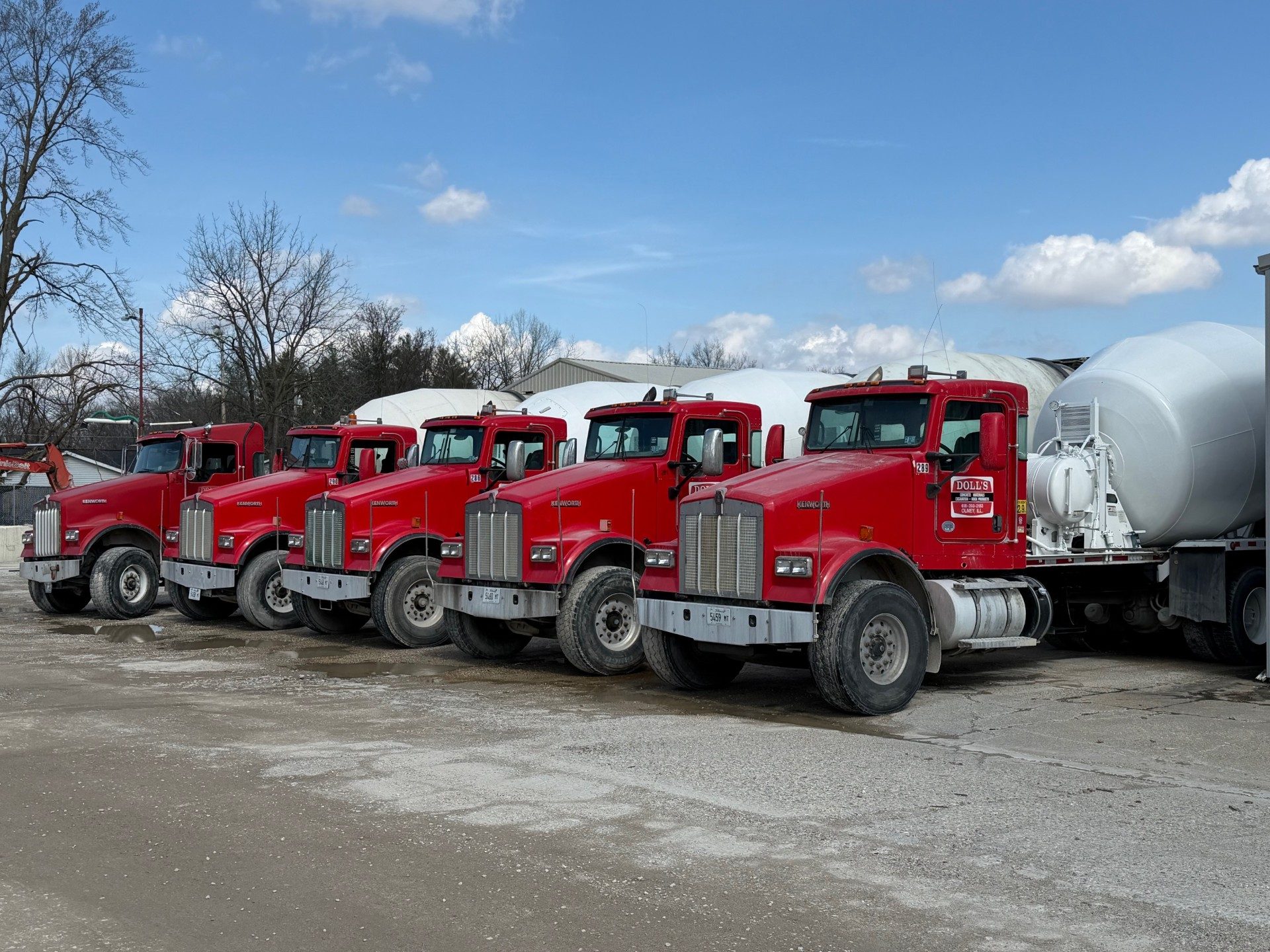 Doll's Concrete concrete mixer fleet